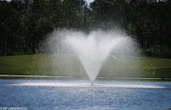 Lakewood drijvende fontein